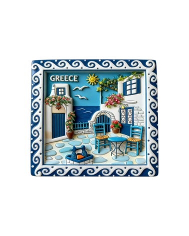 Τουριστικό μαγνητάκι Souvenir - Σετ 12pcs - Greece