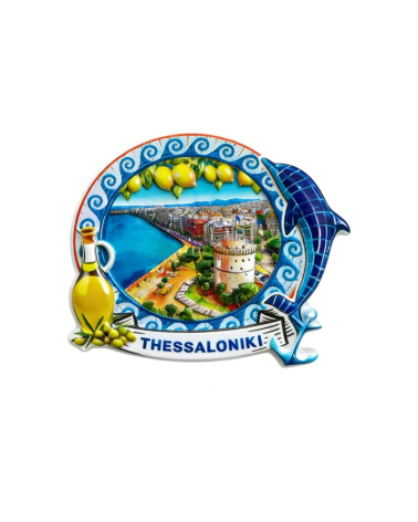 Τουριστικό μαγνητάκι Souvenir - Σετ 12pcs - Thessaloniki