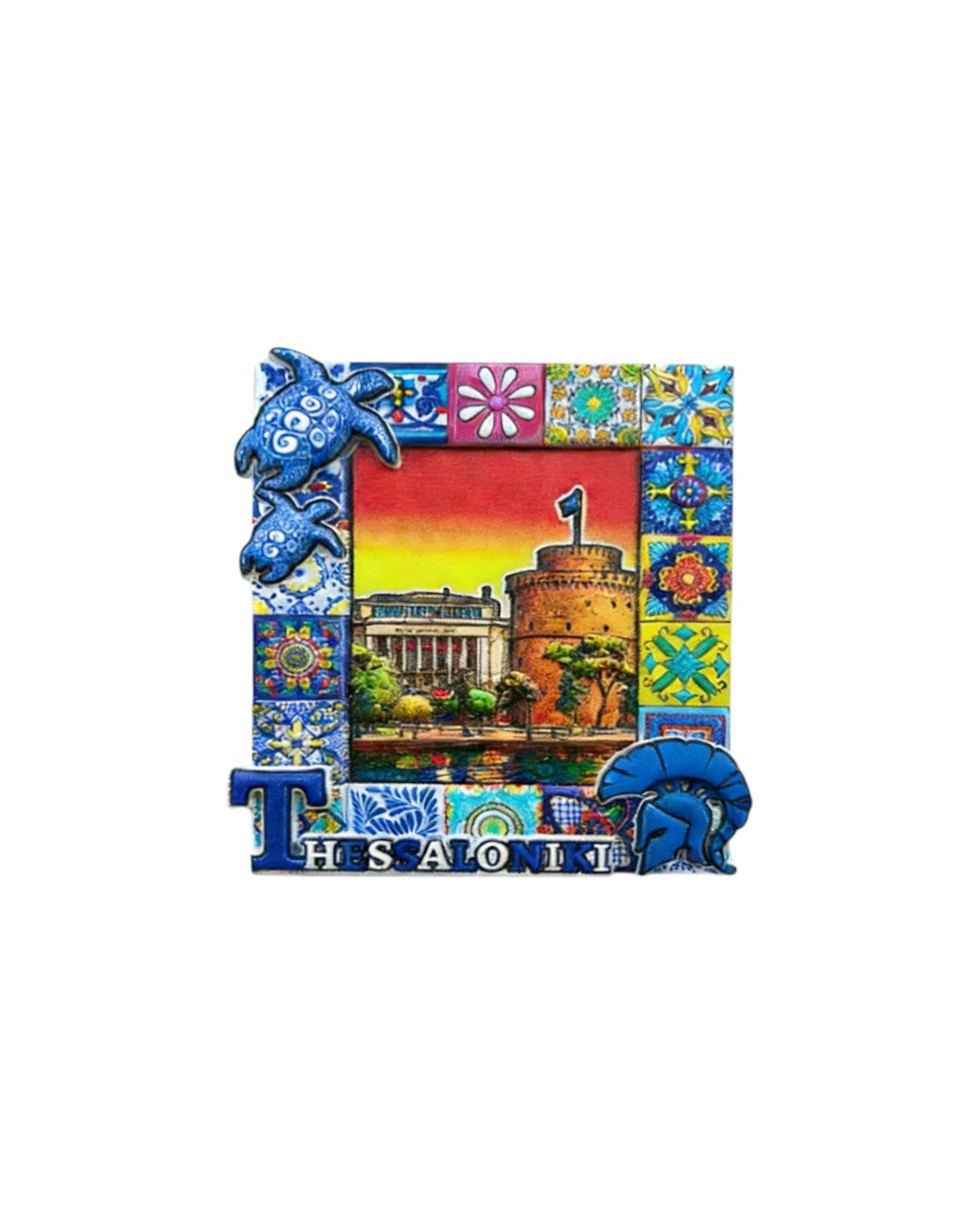 Τουριστικό μαγνητάκι Souvenir - Σετ 12pcs - Thessaloniki