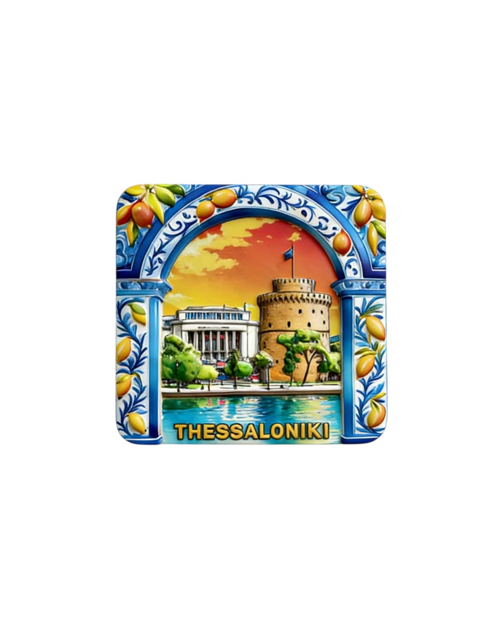 Τουριστικό μαγνητάκι Souvenir - Σετ 12pcs - Thessaloniki