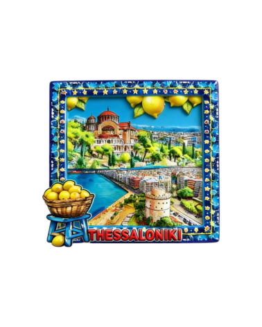 Τουριστικό μαγνητάκι Souvenir - Σετ 12pcs - Thessaloniki