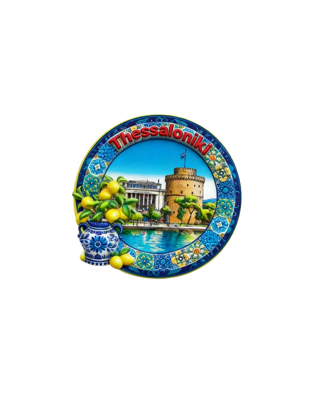 Τουριστικό μαγνητάκι Souvenir - Σετ 12pcs - Thessaloniki