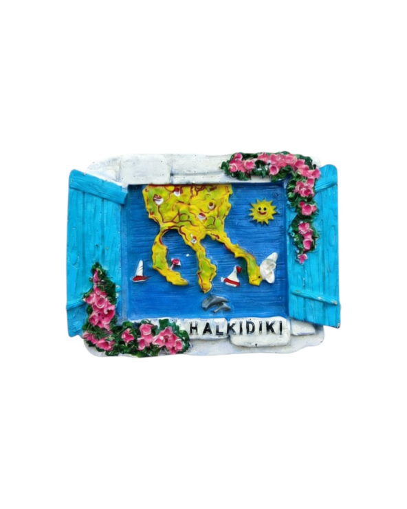 Τουριστικό μαγνητάκι Souvenir - Σετ 12pcs - Chalkidiki