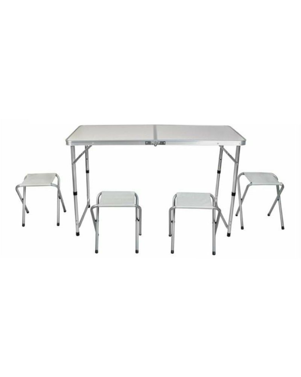 Πτυσσόμενο τραπέζι camping με 4 σκαμπό - 2042