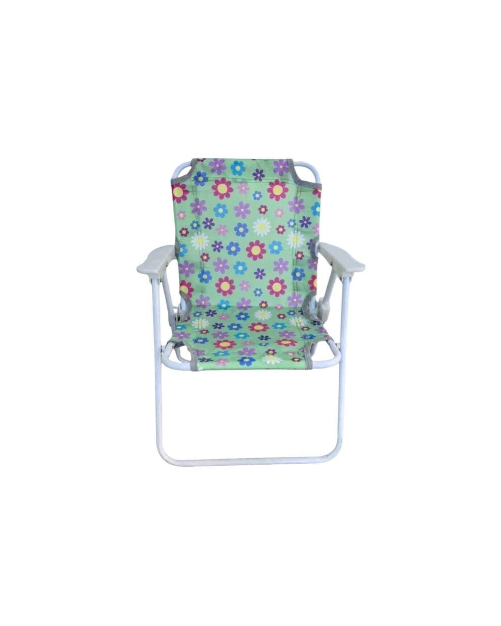 Παιδική πτυσσόμενη καρέκλα camping - 2012 - 241729 - Green/Flowers