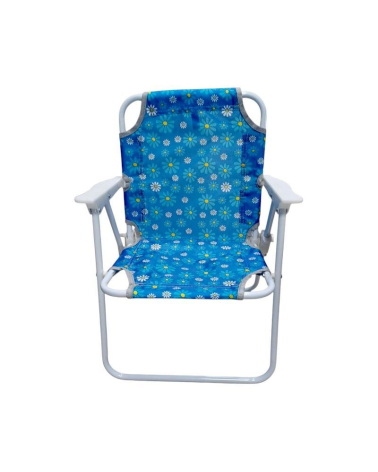 Παιδική πτυσσόμενη καρέκλα camping - 2012 - 241729 - Light Blue/Flowers