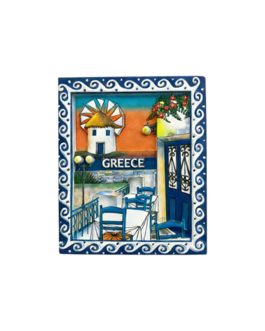 Τουριστικό μαγνητάκι Souvenir - Σετ 12pcs - Greece