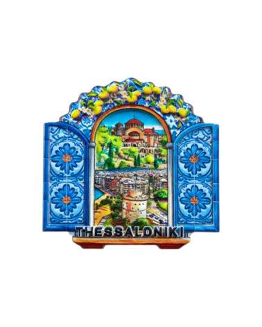 Τουριστικό μαγνητάκι Souvenir - Σετ 12pcs - Thessaloniki