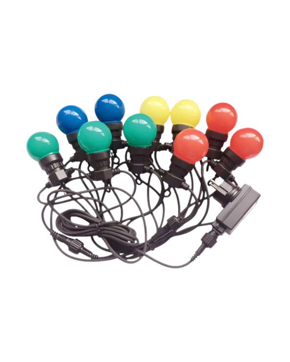 Γιρλάντα φωτισμού LED εξωτερικού χώρου - 5m - 10pcs - 272376 - RGB