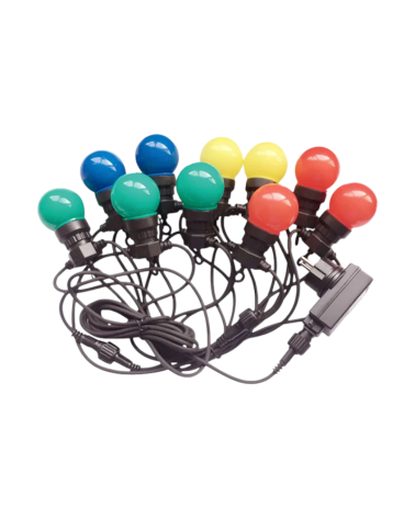 Γιρλάντα φωτισμού LED εξωτερικού χώρου - 5m - 10pcs - 272376 - RGB