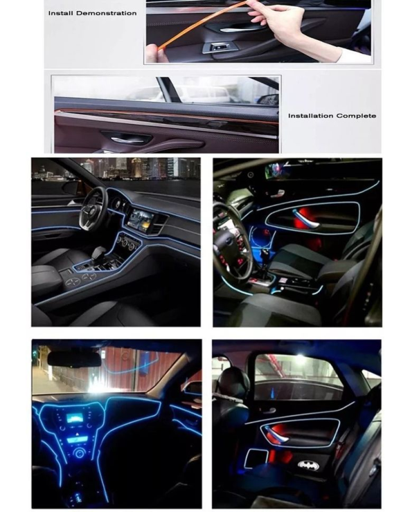 Ταινία φωτισμού καμπίνας αυτοκινήτου ΝΕΟΝ - R-D19201-S3 - 110022 - Yellow