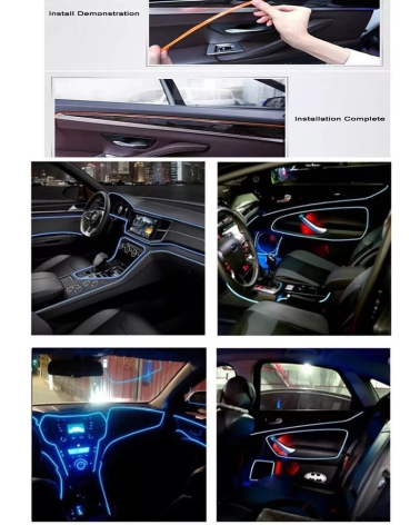 Ταινία φωτισμού καμπίνας αυτοκινήτου ΝΕΟΝ - R-D19201-S3 - 110022 - Yellow