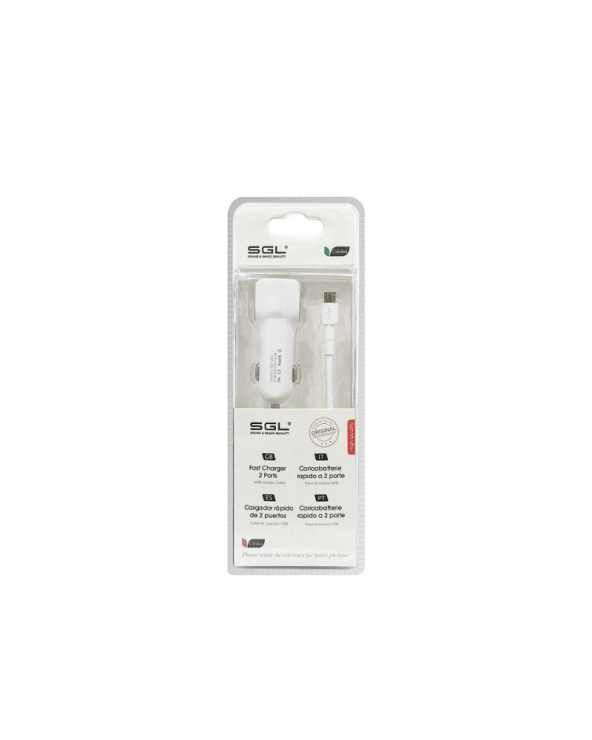 Φορτιστής αυτοκινήτου - Micro USB - 1m - V8-D13 - 110206