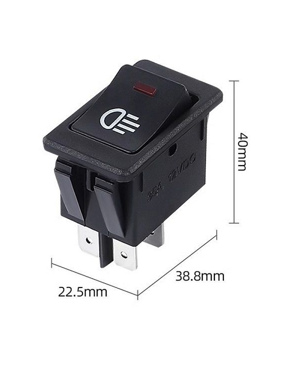 Διακόπτης φώτων ομίχλης οχημάτων On/Off - R-F13601-24-1U