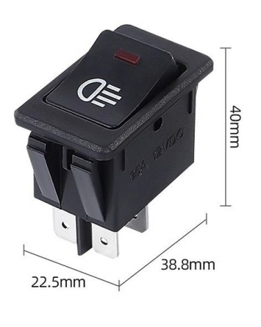 Διακόπτης φώτων ομίχλης οχημάτων On/Off - R-F13601-24-1U