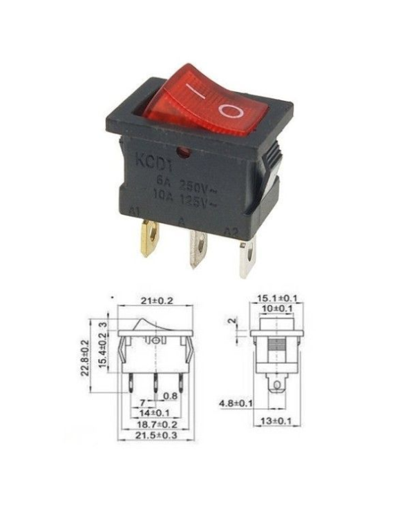 Διακόπτης οχημάτων On/Off - R-F13204C-23-4U