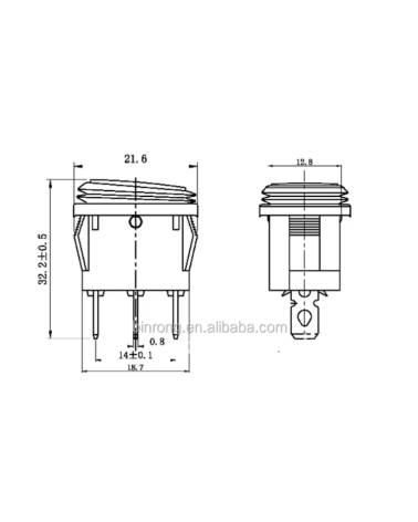 Διακόπτης οχημάτων On/Off - R-F13207B-23-4U