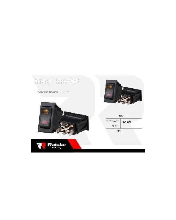 Διακόπτης φώτων οχημάτων On/Off χωνευτός - R-F13216-34-1U