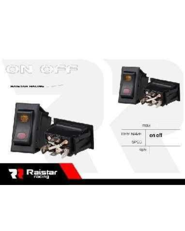 Διακόπτης φώτων οχημάτων On/Off χωνευτός - R-F13216-34-1U