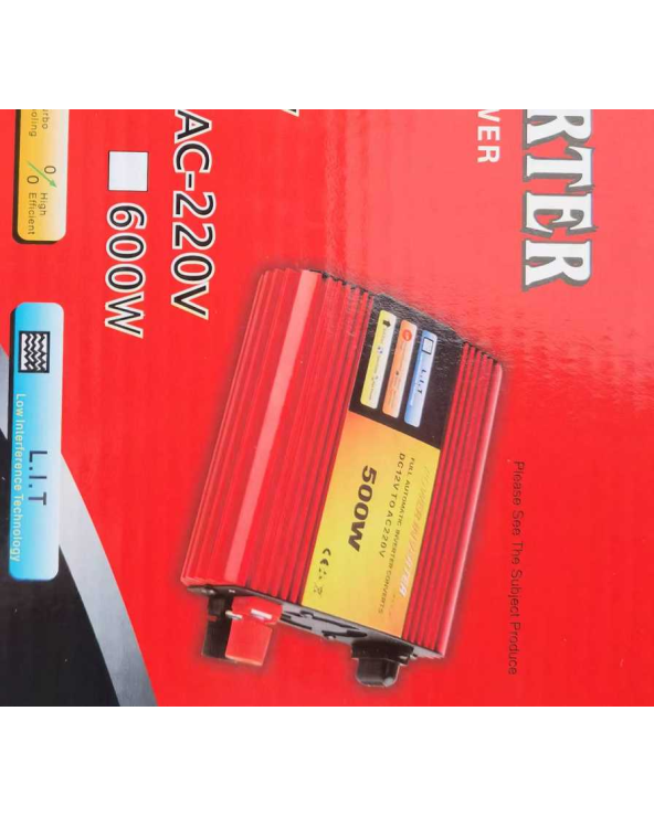 Power Inverter - Μονοφασικό - 500W - 12V