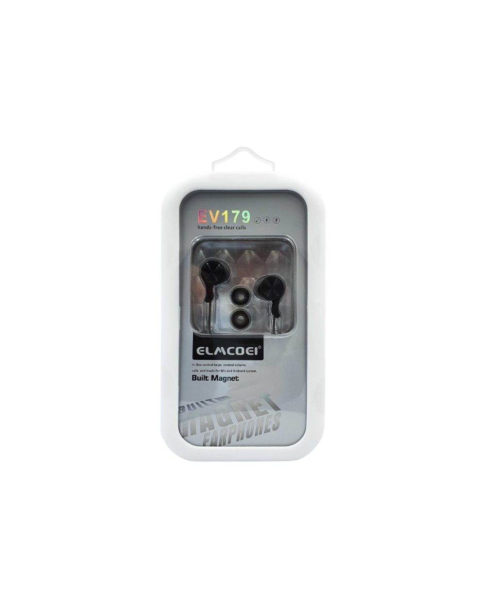 Ενσύρματα ακουστικά - EV-179 - 158145 - Black