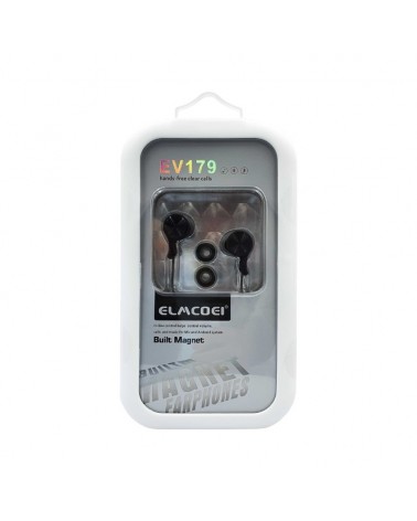 Ενσύρματα ακουστικά - EV-179 - 158145 - Black