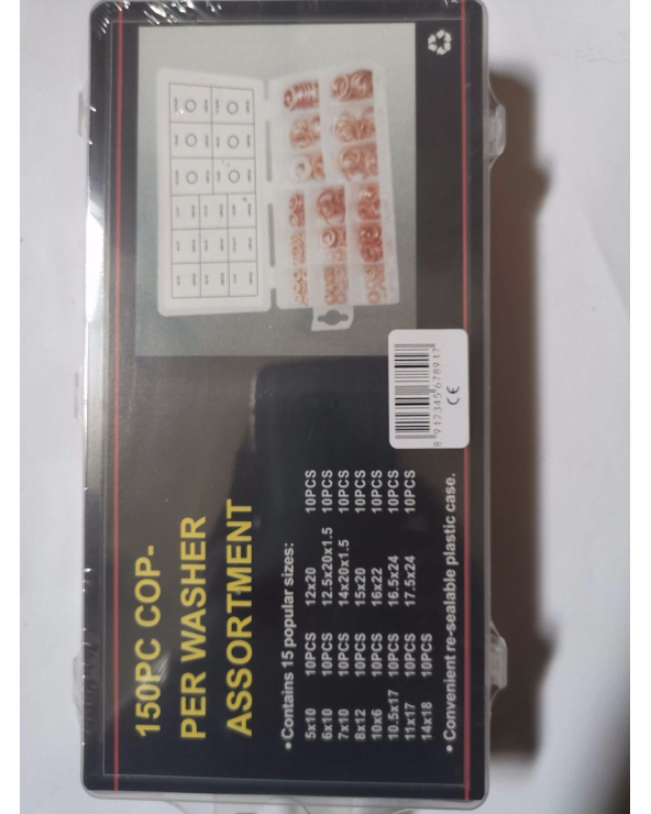 Σετ παξιμάδια πεταλούδα - 150pcs - 678177