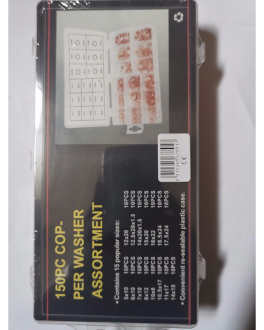 Σετ παξιμάδια πεταλούδα - 150pcs - 678177