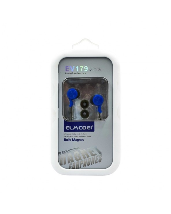 Ενσύρματα ακουστικά - EV-179 - 158145 - Dark Blue