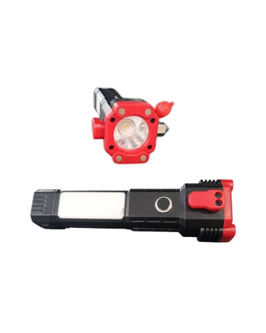Επαναφορτιζόμενος φακός LED και εργαλείο έκτακτης ανάγκης - 449