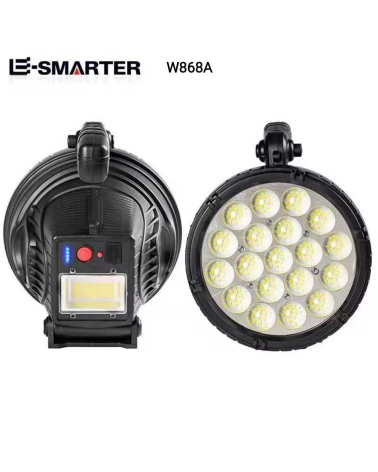 Επαναφορτιζόμενος φακός LED - 3 colors - 4.2V - W868A