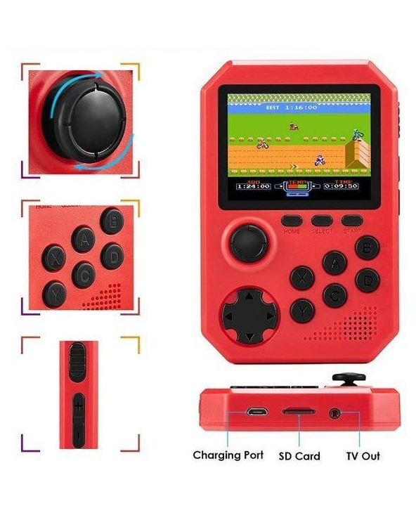 Φορητή κονσόλα παιχνιδιών - A6 - 811023 - Red