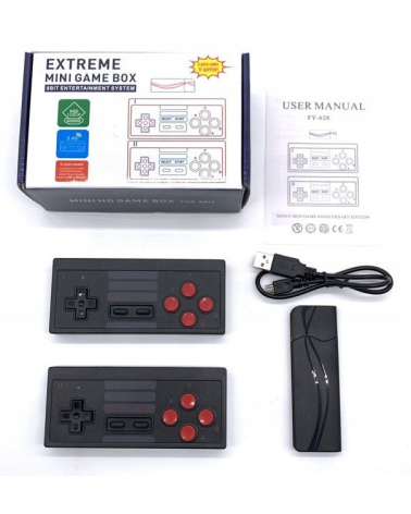 Ασύρματη κονσόλα παιχνιδιών Mini με 2 χειριστήρια - HD08-U