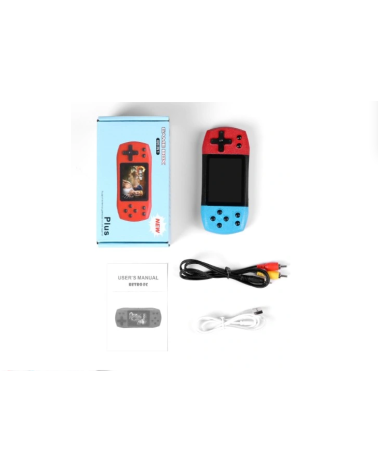 Φορητή κονσόλα παιχνιδιών - 620 in 1 - 884409 - Blue