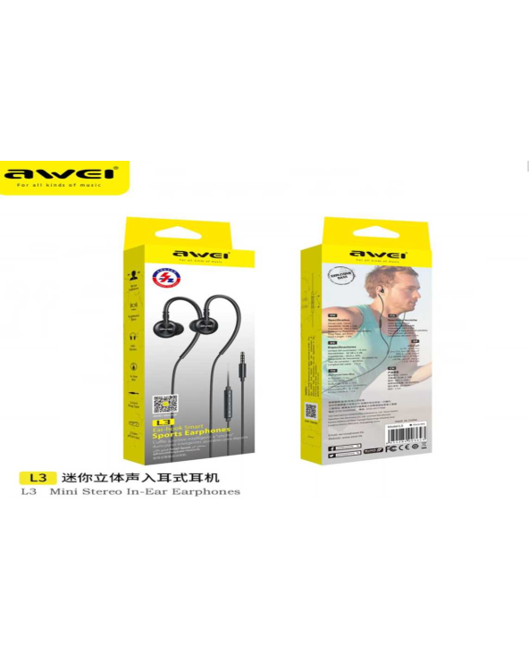 Ενσύρματα ακουστικά - AWEI - L3