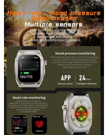 Σετ Smartwatch με 2 λουράκια - Z79 Max - 065080 - Black