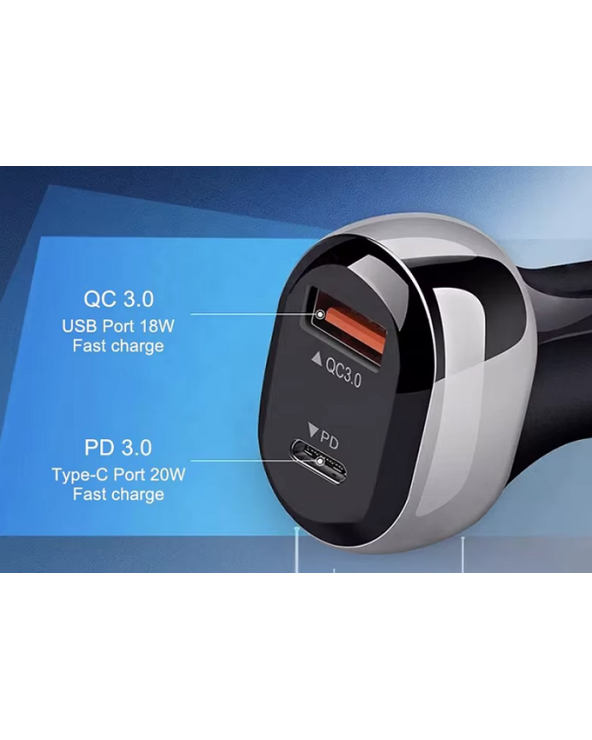 Φορτιστής αναπτήρα αυτοκινήτου - Quick Charger - D35