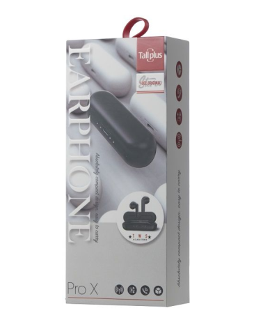 Ασύρματα ακουστικά με θήκη φόρτισης - PRO X - 352451 - Black