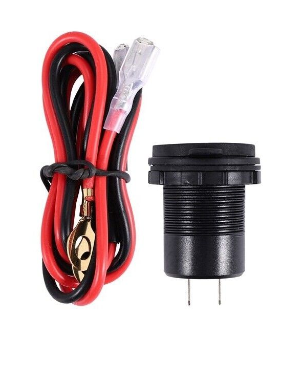 Σταθερή θύρα φόρτισης USB οχημάτων με βολτόμετρο - Quick Charger - 1540405/06