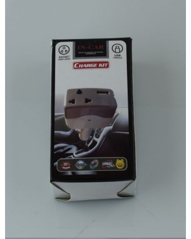 Αντάπτορας αναπτήρα αυτοκινήτου με πρίζα και USB - In-Car - WF306