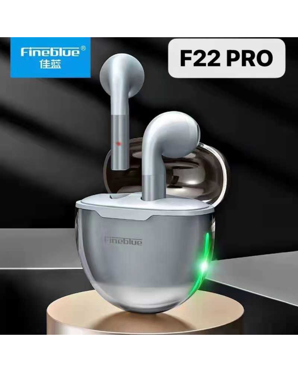 Ασύρματα ακουστικά Bluetooth - Fineblue - F22 Pro - 700123 - Grey