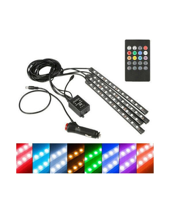 Σετ φωτισμού καμπίνας αυτοκινήτου LED RGBW - R-D19101-M18