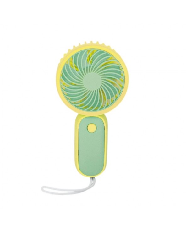 Επαναφορτιζόμενος ανεμιστήρας mini - HQ66-19 - 032186 - Yellow/Green