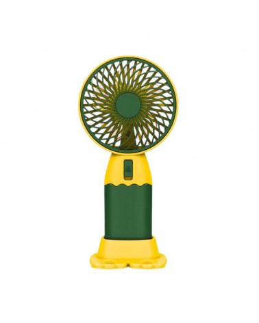 Επαναφορτιζόμενος ανεμιστήρας mini - 0808-1 - 033121 - Yellow/Green