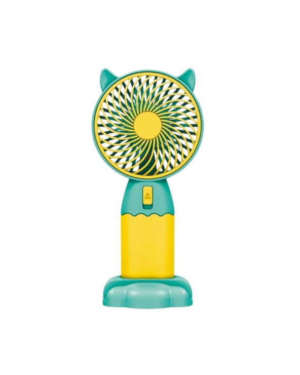 Επαναφορτιζόμενος ανεμιστήρας mini - 0808-2 - 033138 - Yellow/Green