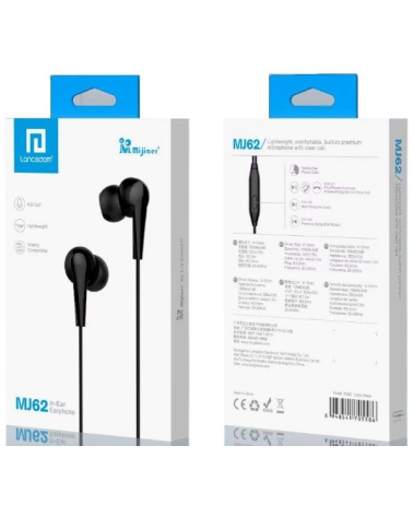 Ενσύρματα ακουστικά - MJ-62 - 705586 - Black