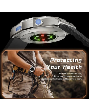 Σετ Smartwatch με 3 λουράκια - Z83 MAX - 880518 - Orange