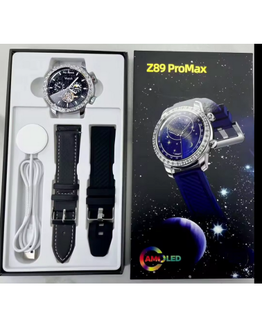Smartwatch με 2 λουράκια - Z89 PRO MAX - 880785 - Black