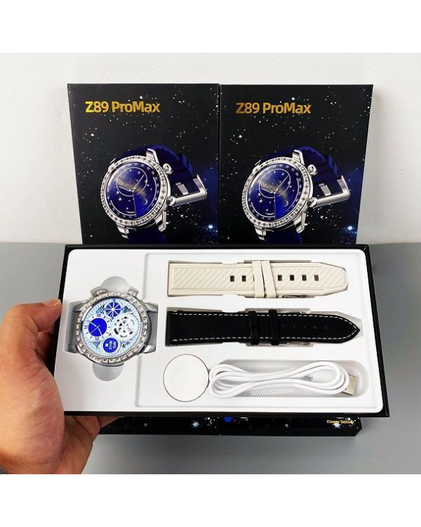 Smartwatch με 2 λουράκια - Z89 PRO MAX - 880785 - Grey