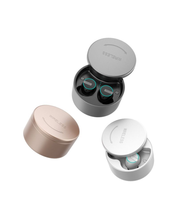 Ασύρματα ακουστικά με θήκη φόρτισης – TWS – M7 - White - 881209